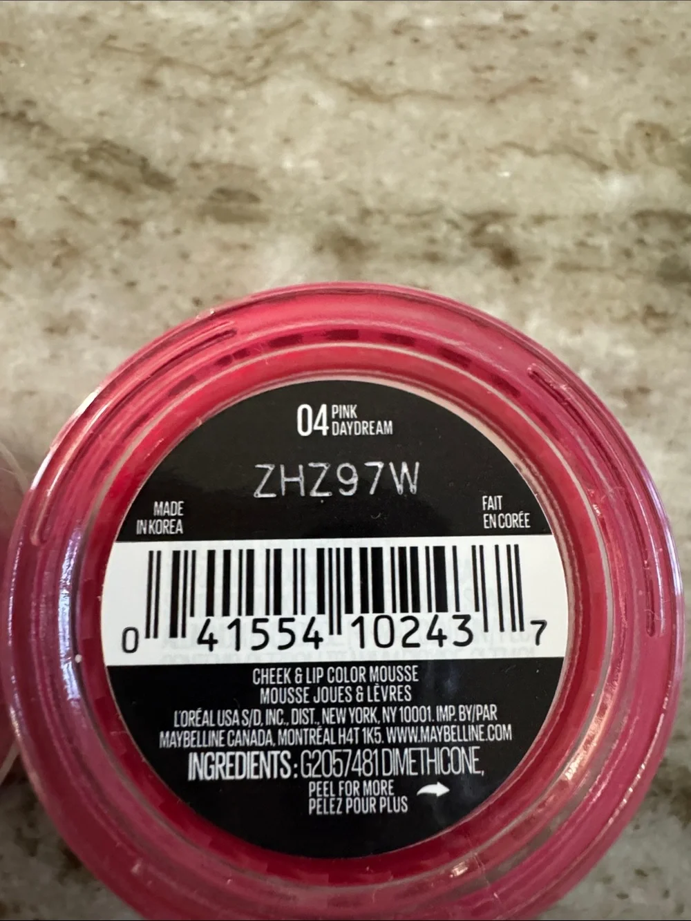 Maybelline Cloud Topia Cheek & Lip Mousse 02 Ethereal Rouge 04 Pink daydream